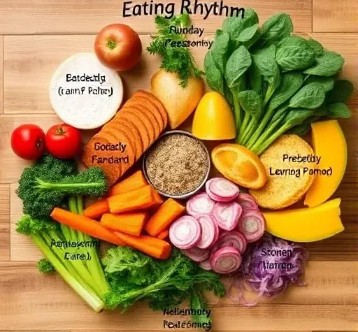 Ритм питания: 7-дневная карта перекусов на основе сезонных овощей и зелени